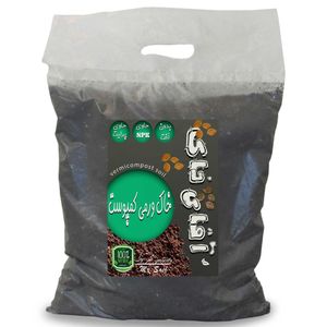خاک ورمی کمپوست آقای خاک مدل 10lr وزن 5 کیلوگرم