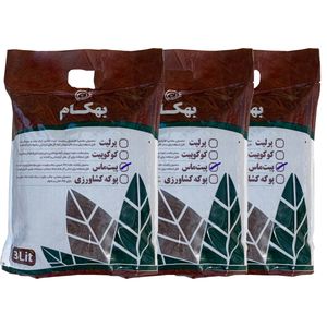 خاک پیت ماس بهکام کد pit03 حجم 3 لیتر مجموعه 3 عددی