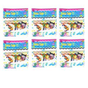 خاک ژله ای کریستالی مدل seven color بسته 6 عددی