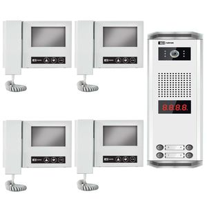 درب بازکن تصویری تک نما مدل d43 4v مجموعه ۵ عددی