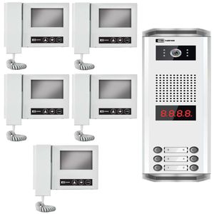 درب بازکن تصویری تک نما مدل d43 5v مجموعه ۶ عددی