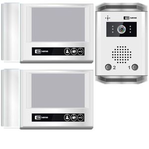 درب بازکن تصویری تک نما مدل d70 2v مجموعه 3 عددی