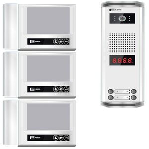 درب بازکن تصویری تک نما مدل d70 3v مجموعه ۴ عددی