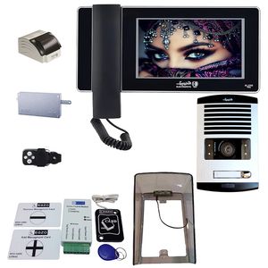 دربازکن تصویری الکتروپیک مدل fd1086_996_black_1 یک واحدی باماژول ریموت دار