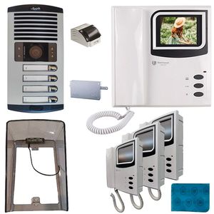 دربازکن تصویری الکتروپیک مدل fd_1086_4_1286 چهار واحدی به همراه محافظ