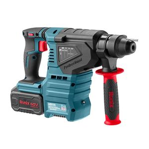 دریل بتن کن شارژی 28 میلیمتری 40 ولت رونیکس مدل 40v 8910