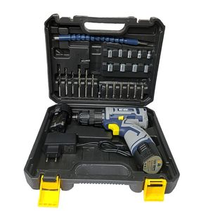 دریل پیچ گوشتی شارژی 10میلی‌متری 12ولت ابی مکس مدل em 12v مجموعه 24 عددی