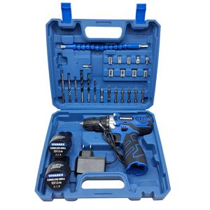 دریل پیچ گوشتی شارژی صنعتی 10 میلی متری 12 ولت ویوارکس مدل vr12v_ 2v کد 02 مجموعه 29 عددی
