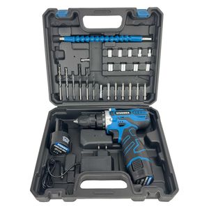 دریل پیچ گوشتی شارژی ویوارکس مدل vr12v 2a blue مجموعه 28 عددی