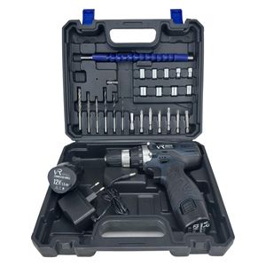 دریل پیچ گوشتی شارژی ویوارکس مدل vr12v 2a مجموعه 28 عددی