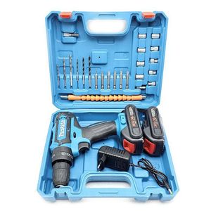 دریل پیچ گوشتی شارژی چکشی  مدل 36v xr مجموعه 28 عددی