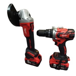 دریل پیچ گوشتی و مینی فرز شارژی میلواکی مدل m18  198 مجموعه 2 عددی