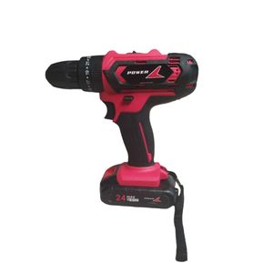دریل پیچ گوشتی چکشی شارژی پاور مدل p 24v
