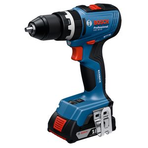 دریل چکشی شارژی 13 میلی متری 18 ولت بوش  مدل فوق حرفه ای کد gsb 18v 65 2extra