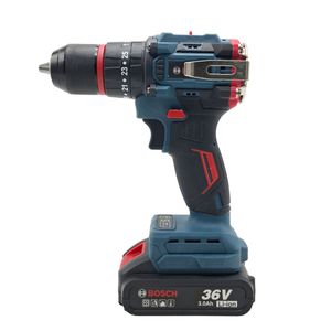 دریل چکشی شارژی صنعتی براشلس 13 میلی متری 36 ولت بوش مدل 36v کد 1