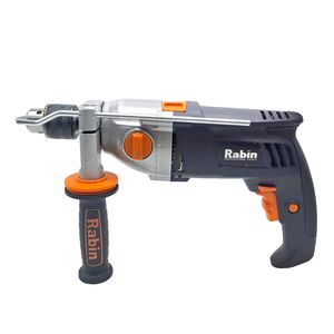 دریل چکشی گیربکسی سه نظام 13 میلی متری 1050 وات صنعتی رابین مدل r1007
