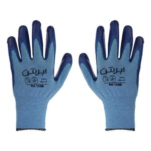 دستکش ایمنی ابرش مدل en1300 بسته 12 عددی