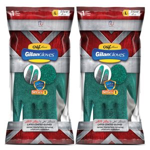 دستکش ایمنی دستکش گیلان مدل l 01 بسته 2 جفتی