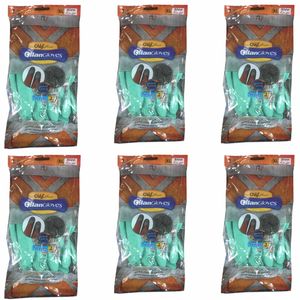 دستکش ایمنی دستکش گیلان مدل latex.s2 مجموعه 6 عددی