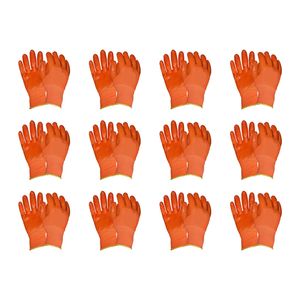 دستکش ایمنی هانتر مدل ژله ای مجموعه 12 عددی