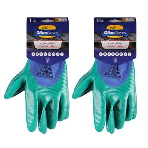 دستکش ایمنی گیلان مدل xl2n مجموعه 2 عددی