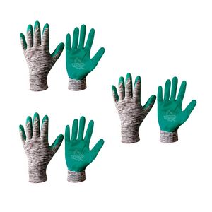 دستکش صنعتی سیاکو مدل نیتریل کد gn 0369 03 بسته 3 عددی