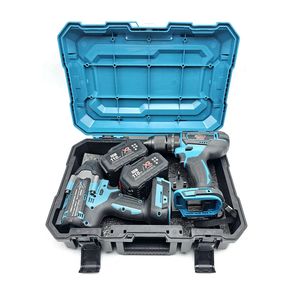 دستگاه بکس شارژی و دریل شارژی چکشی باس مدل براشلس کد 2pcs