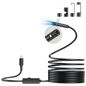 دوربین شلنگی مدل 2 لنز ضدآب 20m hd 360 new