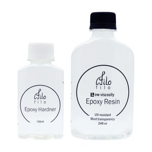 رزین اپوکسی فیلو مدل er209 حجم 360 میلی لیتر مجموعه 2 عددی