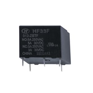 رله 5 پایه هونگفا کد hf33f_012