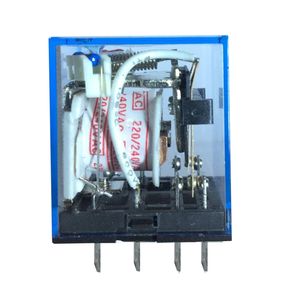 رله 8 پایه مدل my2n 220vac