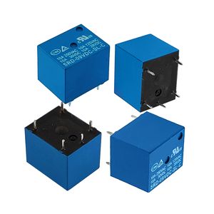 رله 9 ولت 10 آمپر مدل srd 09vdc sl c مجموعه 4 عددی