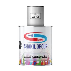 رنگ اپوکسی سفید براق شکیل کد sh w16 وزن 1.2 کیلوگرم به همراه هاردنر