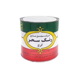 رنگ روغنی سفید مات آلکیدی سحر کد 711 حجم 3780 میلی لیتر