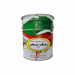 رنگ روغنی سفید نیم براق سحر کد 760 وزن 20 کیلوگرم
