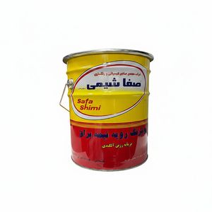 رنگ روغنی سفید نیم براق صفاشیمی کد 750 وزن 24 کیلوگرم