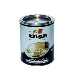رنگ روغنی قهوه‌ای الوان کد 134 حجم 250 میلی لیتر