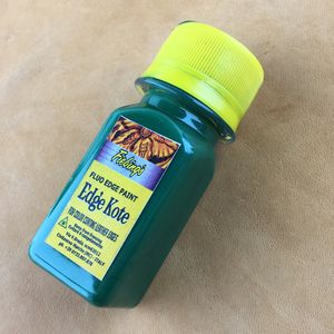 رنگ سبز تیره لبه چرم ادج کوت مدل 20ml حجم 20 میلی لیتر