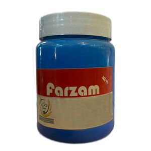 رنگ فلورسنت آبی فرزام کد 222 وزن نیم کیلوگرم