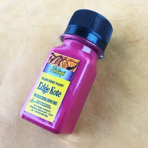 رنگ قرمز لبه چرم ادج کوت مدل 20ml حجم 20 میلی لیتر