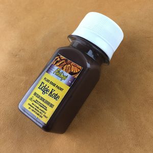 رنگ قهوه ای تیره لبه چرم ادج کوت مدل 20ml حجم 20 میلی لیتر