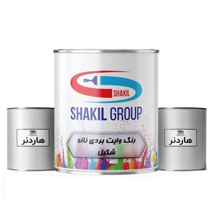 رنگ وایت بردی بی رنگ شکیل مدل  cl1 وزن 1.4 کیلوگرم به همراه هاردنر