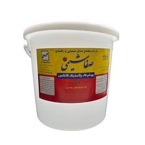 رنگ پلاستیک لاتکس صفاشیمی کد 500 وزن 4 کیلوگرم