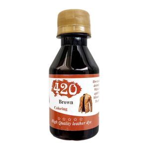 رنگ چرم   420 مدل  420brn رنگ قهوه ای