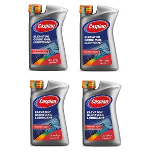 روغن ریل آسانسور کاسپین مدل guide rail lubricant حجم یک لیتر بسته 4 عددی