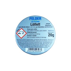 روغن لحیم لاتفت مدل felder وزن 20 گرم