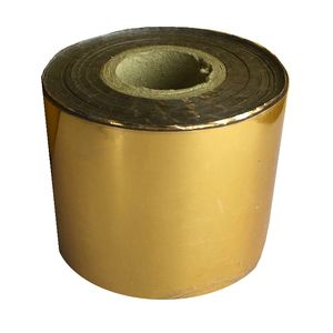 رول روق طلاکوب و داغی چرم کد gld6cm طول 120 متر