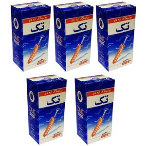 رول پلاک تک مدل لبه دار بسته پنج عددی