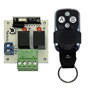 ریموت دربازکن مدل گیرنده ریموت 2 کاناله کد 12v2cv1