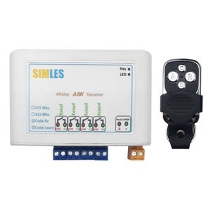 ریموت و گیرنده 4 رله سیملس مدل pn1468